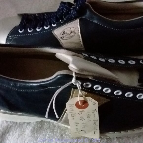 1950s Classics Saddle Bobby Sock Shoes  Navy/Camel color - Picture 7 of 10